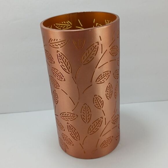 Scentsy Prosper Diffuser Shade Only, Copper Leaf Design, New/EUC - Picture 5 of 7